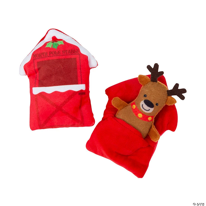 Hot Sale π 5 1/4" π Christmas Pockets with Reindeer Stuffed Animal Toy - 12 Pc. π€© 1 Hot Sale π 5 1/4" π Christmas Pockets with Reindeer Stuffed Animal Toy - 12 Pc. π€©