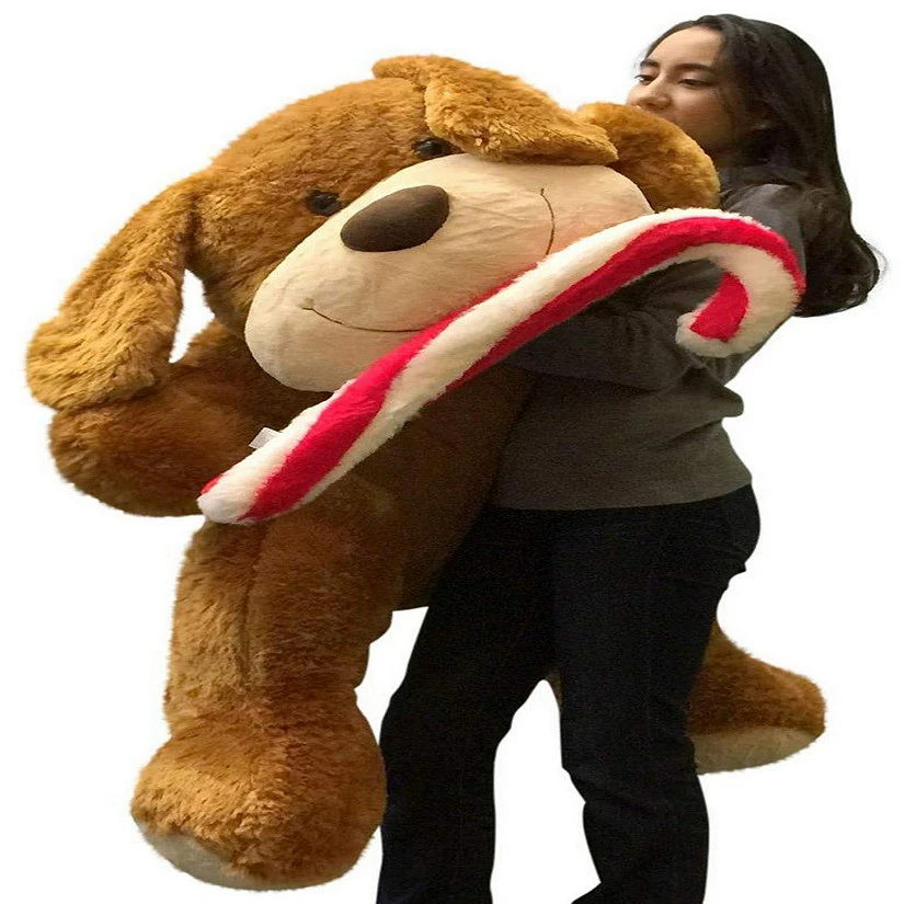 Cheapest ⭐ Big Teddy 🎄 Christmas Giant Stuffed 🦮 Dog Puppy 5 Ft 🍬 Candy Cane ⌛ 1 Cheapest ⭐ Big Teddy 🎄 Christmas Giant Stuffed 🦮 Dog Puppy 5 Ft 🍬 Candy Cane ⌛