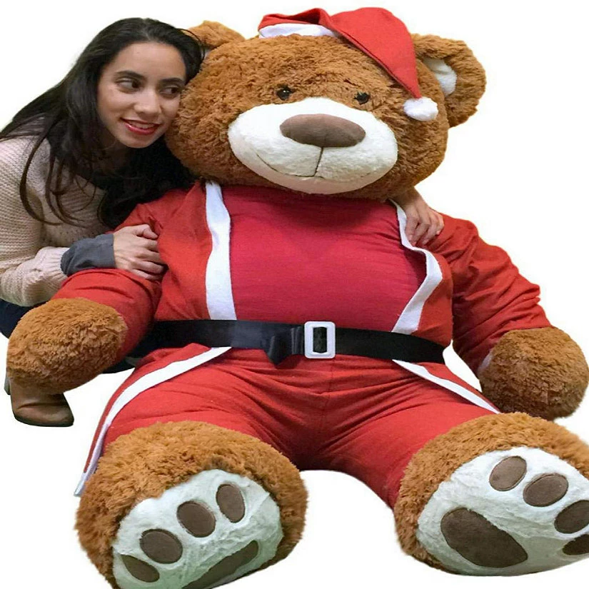 Best deal ๐ Big Teddy Giant โ Christmas Teddy Bear 5 Ft Santa Suit โค๏ธ 1 Best deal ๐ Big Teddy Giant โ Christmas Teddy Bear 5 Ft Santa Suit โค๏ธ