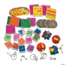 Buy 🥰 Brain Teaser Game Boredom Buster Kit - 50 Pc. ⭐