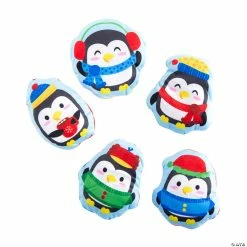 Brand new 😍 Bulk ❄ Christmas Stuffed Flat Penguin Assortment - 50 Pc. 🛒