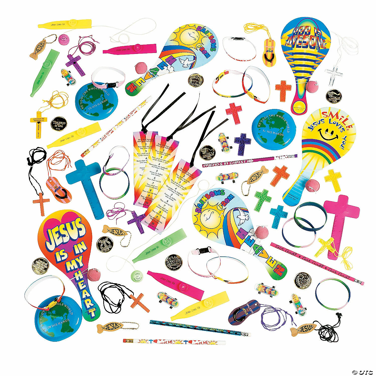 Cheapest ๐ Bulk Religious Novelty Assortment - 250 Pc. ๐ฏ 1 Cheapest ๐ Bulk Religious Novelty Assortment - 250 Pc. ๐ฏ
