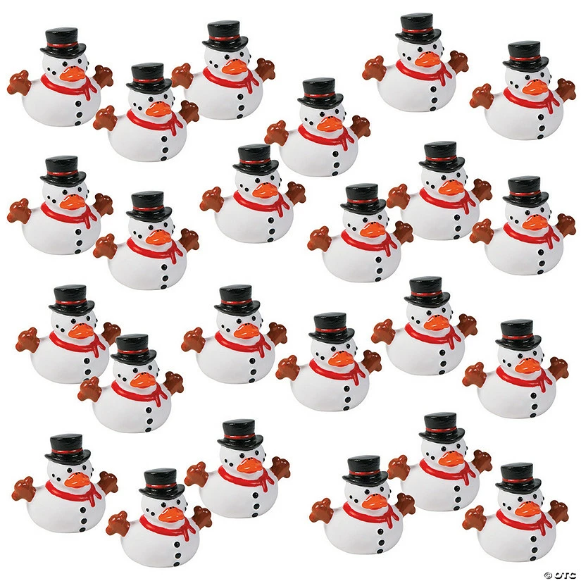 Budget ๐ฏ Bulk Snowman Rubber Ducks - 120 Pc. ๐งจ 1 Budget ๐ฏ Bulk Snowman Rubber Ducks - 120 Pc. ๐งจ