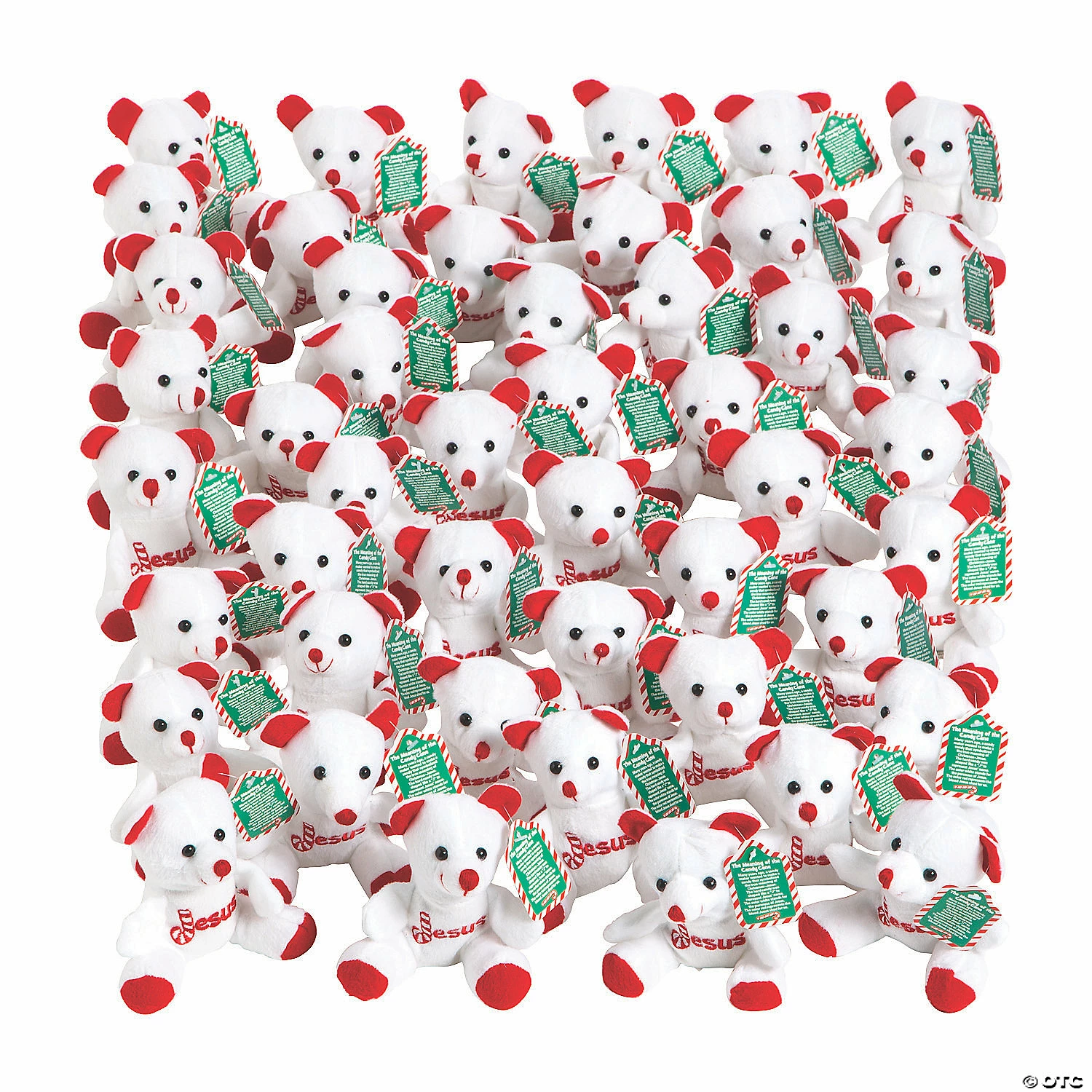 Best deal โญ Candy Cane Religious Stuffed Bears with Card - 48 Pc. ๐ 1 Best deal โญ Candy Cane Religious Stuffed Bears with Card - 48 Pc. ๐