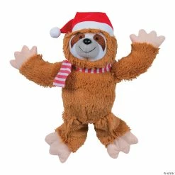 Budget ⌛ Christmas Brown Stuffed Sloth 👍