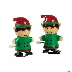 Promo 👍 Christmas Elf Wind-Up Characters - 12 Pc. 🔔