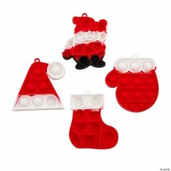 Discount 🎉 Christmas Santa-Themed Lotsa Pops Popping Toys - 12 Pc. 🔔