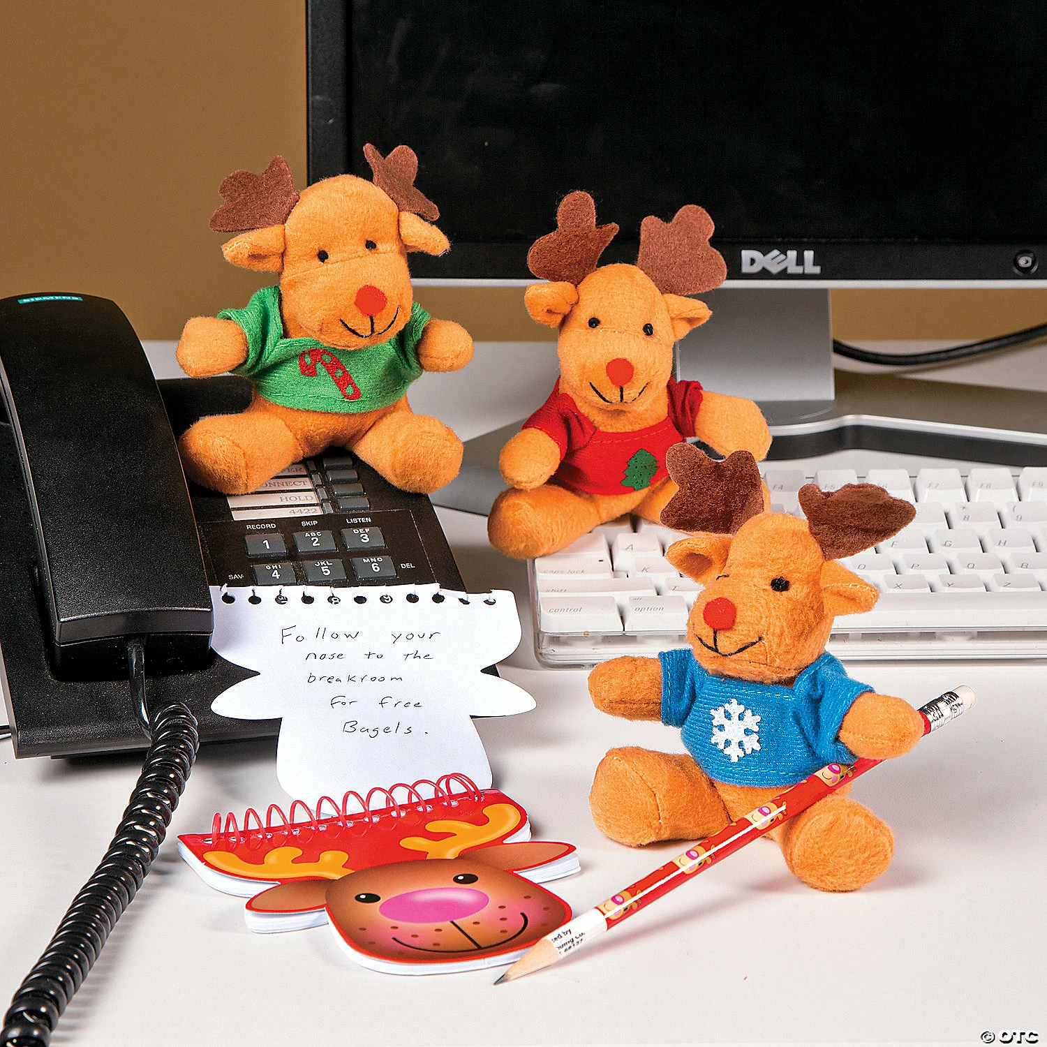 Outlet ๐ Christmas Stuffed Reindeers with T-Shirt - 12 Pc. ๐ 2 Outlet ๐ Christmas Stuffed Reindeers with T-Shirt - 12 Pc. ๐ - Image 2