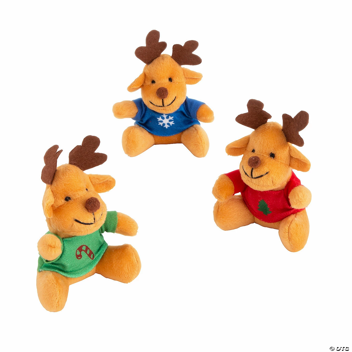 Outlet ๐ Christmas Stuffed Reindeers with T-Shirt - 12 Pc. ๐ 1 Outlet ๐ Christmas Stuffed Reindeers with T-Shirt - 12 Pc. ๐