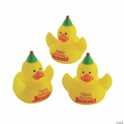 Promo 😀 Happy 🥳 Birthday Jesus Rubber Ducks 🔥