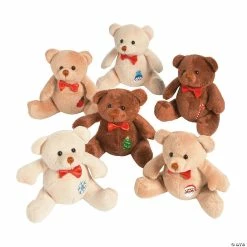 Best reviews of 🎁 Holiday Patchwork Stuffed Bears - 12 Pc. 🌟