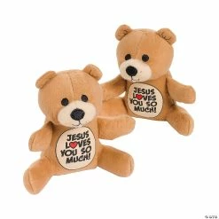 Top 10 ✔️ Jesus Loves You So Much Brown Stuffed Bears - 12 Pc. 🤩