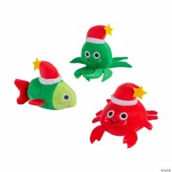 Best deal ⌛ Mini 🎄 Christmas Under the Sea Stuffed Animals - 12 Pc. ⭐