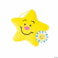 Cheapest 😀 Mini Shining Nativity Stuffed Stars with Card - 12 Pc. 🛒