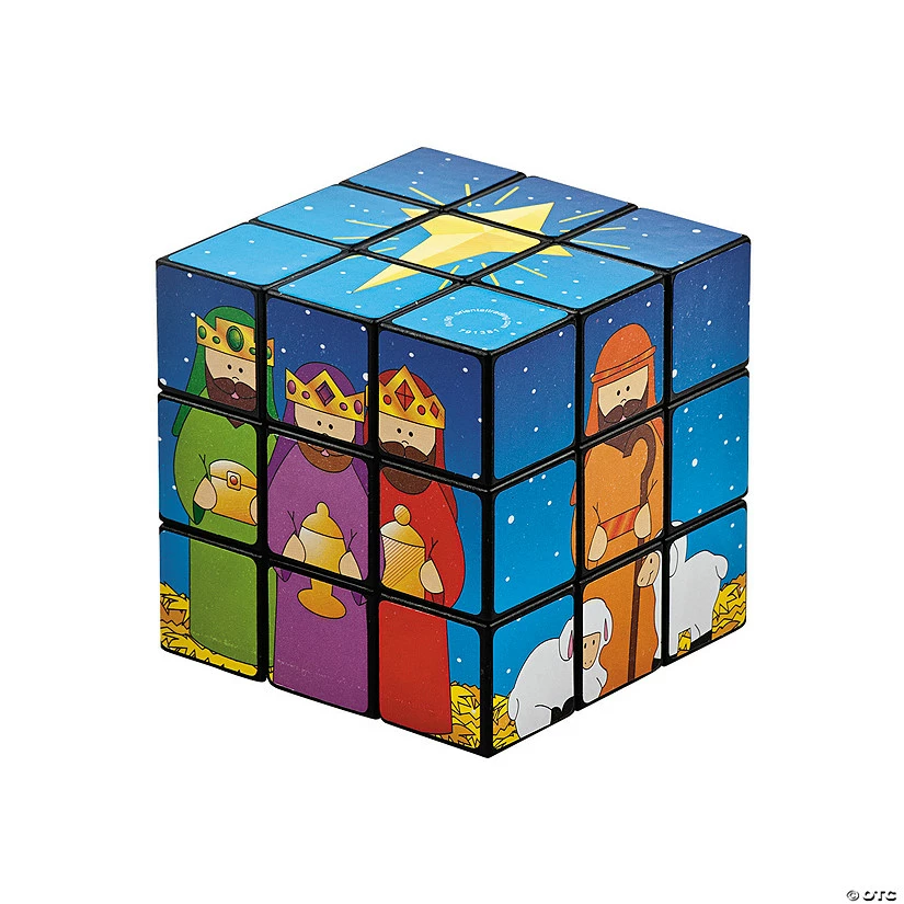 Coupon 🎉 Nativity Puzzle Cubes - 12 Pc. 🔔 1 Coupon 🎉 Nativity Puzzle Cubes - 12 Pc. 🔔