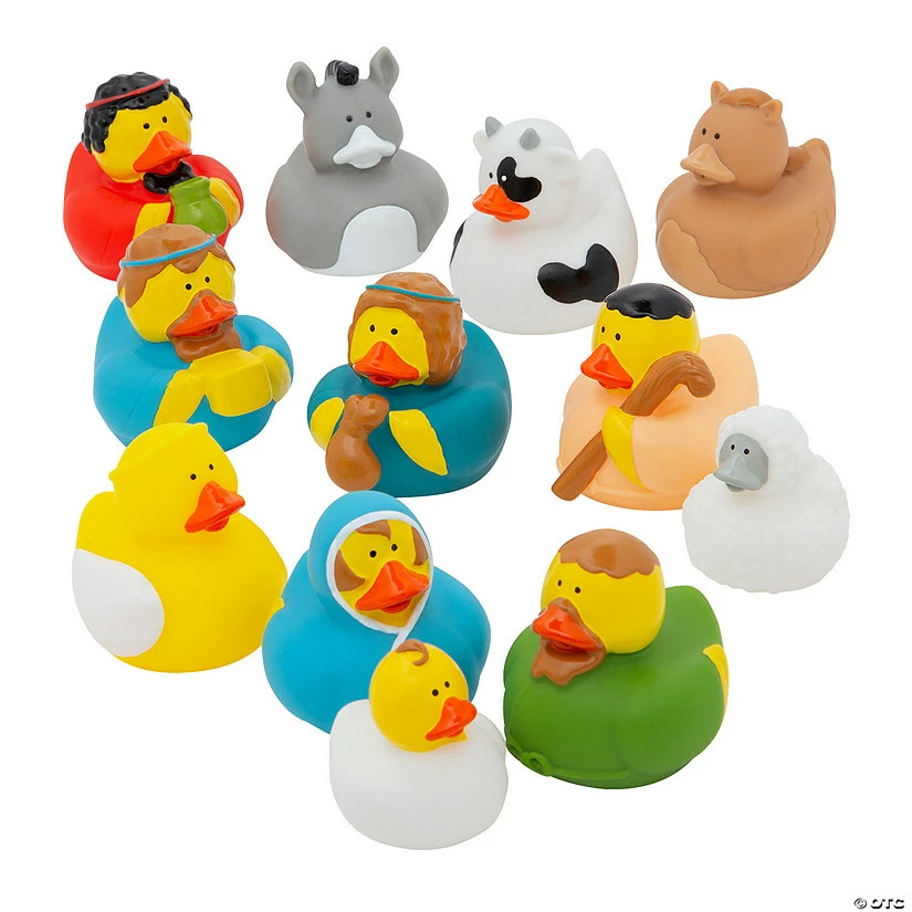 Hot Sale 🎉 Nativity Rubber Ducks - 12 Pc. 🌟 1 Hot Sale 🎉 Nativity Rubber Ducks - 12 Pc. 🌟