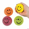 New 🔔 Neon Smile Face Stress Balls - 12 Pc. 👏