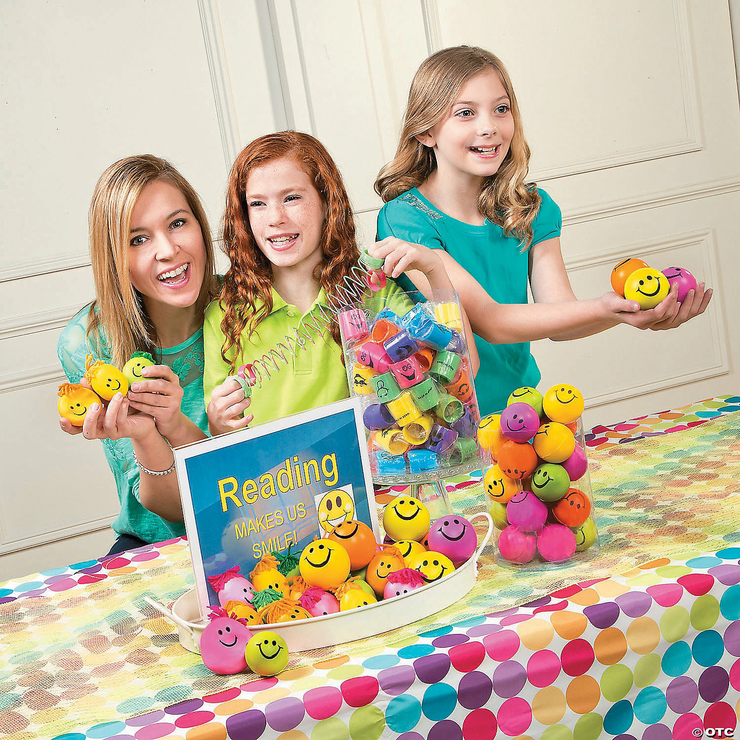 New π Neon Smile Face Stress Balls - 12 Pc. π 2 New π Neon Smile Face Stress Balls - 12 Pc. π - Image 2