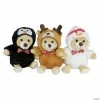 Best Sale 🔔 Northlight Set of 3 Brown and Black Teddy Bear Stuffed Animal Figures in 🎅 Christmas Costumes 8" 😀