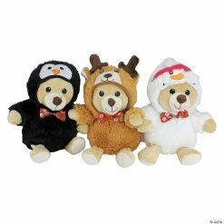 Best Sale ๐ Northlight Set of 3 Brown and Black Teddy Bear Stuffed Animal Figures in ๐
Christmas Costumes 8" ๐