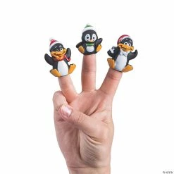Promo 🔔 Penguin Finger Puppets - 24 Pc. 🔥