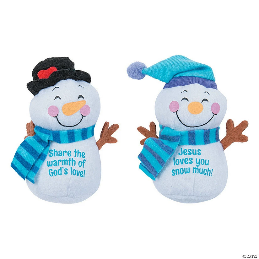 Flash Sale ❤️ Religious Stuffed Snowmen - 12 Pc. 🔥 1 Flash Sale ❤️ Religious Stuffed Snowmen - 12 Pc. 🔥