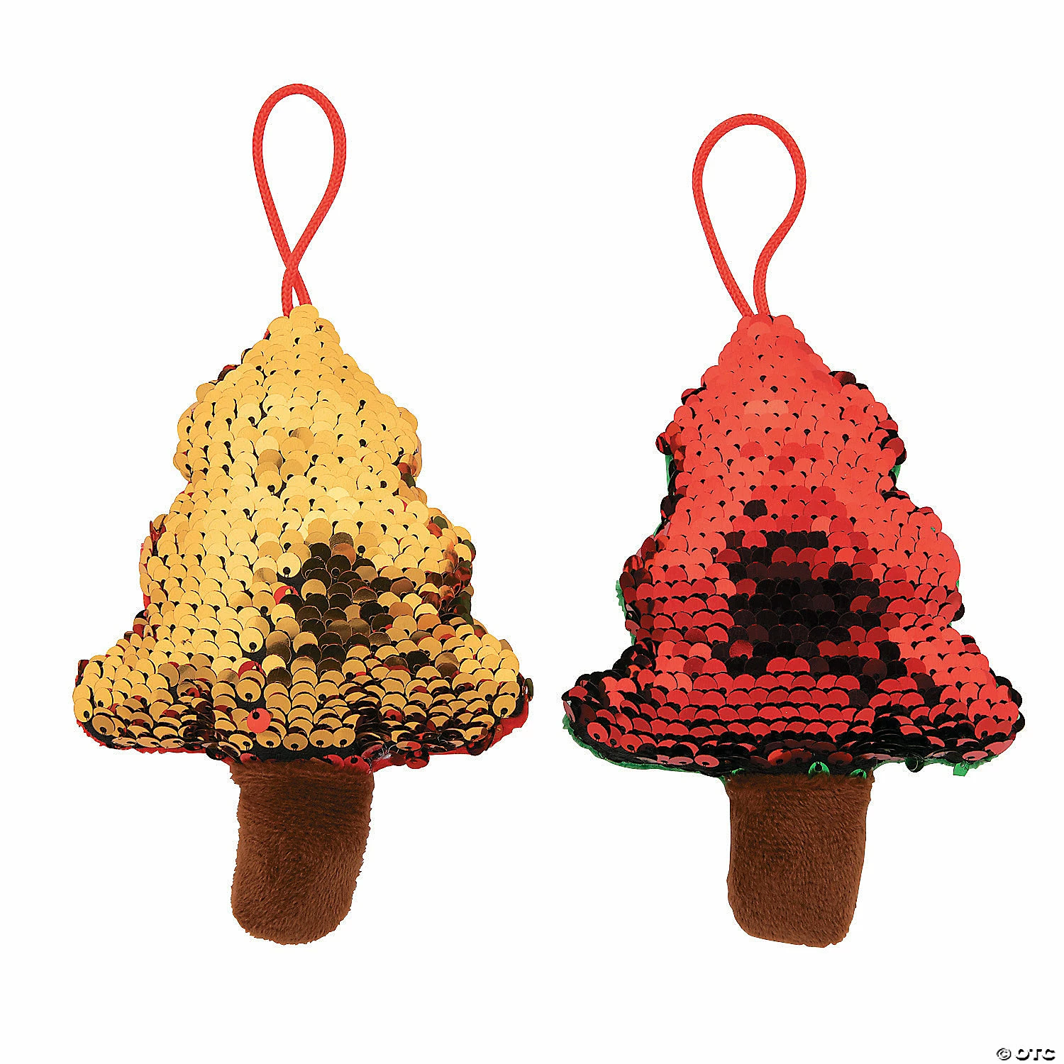 Buy ❤️ Reversible Sequin Stuffed 🎁 Christmas Tree Ornaments - 12 Pc. ✨ 2 Buy ❤️ Reversible Sequin Stuffed 🎁 Christmas Tree Ornaments - 12 Pc. ✨ - Image 2