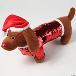 Discount 😍 Reversible Sequin Stuffed 🐶 Dog 🔔 5 Discount 😍 Reversible Sequin Stuffed 🐶 Dog 🔔 -Christmas Toys Sales reversible sequin stuffed dog13812105 t01 1