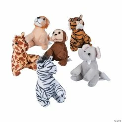 Best Pirce ⌛ Sitting Stuffed Zoo Animals - 12 Pc. 🤩