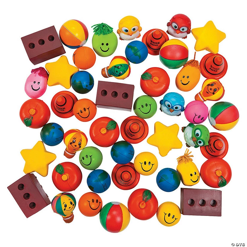 Best Pirce ๐คฉ Stress Toy Assortment - 50 Pc. ๐ 1 Best Pirce ๐คฉ Stress Toy Assortment - 50 Pc. ๐
